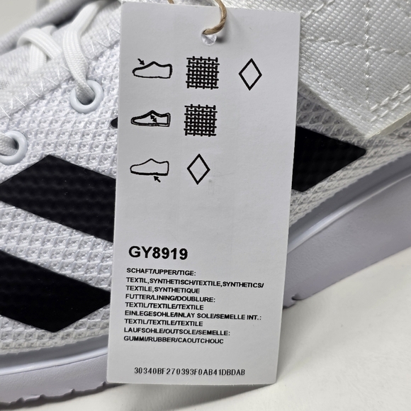 Adidas Powerlift 5 Powerlifting Weightlifting Shoes White GY8919 Men Size 16 New - Picture 11 of 13